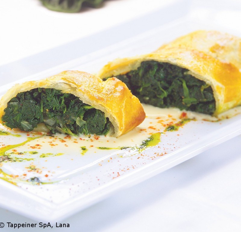 DAL RICETTARIO STUFFER STRUDEL DI SPINACI CON FONDUTA AgoraNews