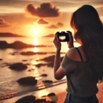fotografa al tramonto