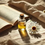 Bottiglietta-dolio-naturale-libro-e-fiore