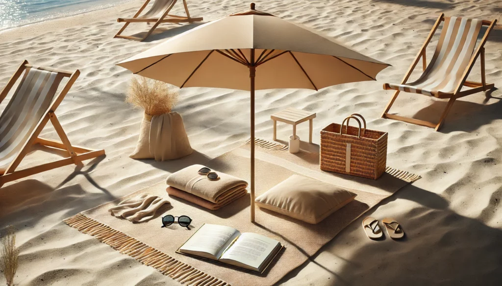 ombrellone in spiaggia 