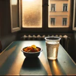 tavolo-da-cucina-con-un-aperitivo