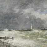 Eugene-BOUDIN-Les-jetees-du-Havre-par-gros-temps-MuMa-