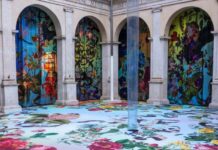 L’ULTIMA SALA DI “FLOWERS MERAVIGLIOSA NATURA” : UN GIARDINO ROVESCIATO