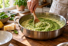 IL RISOTTO CHE PROFUMA ANCORA D’ESTATE È QUESTO AL BASILICO